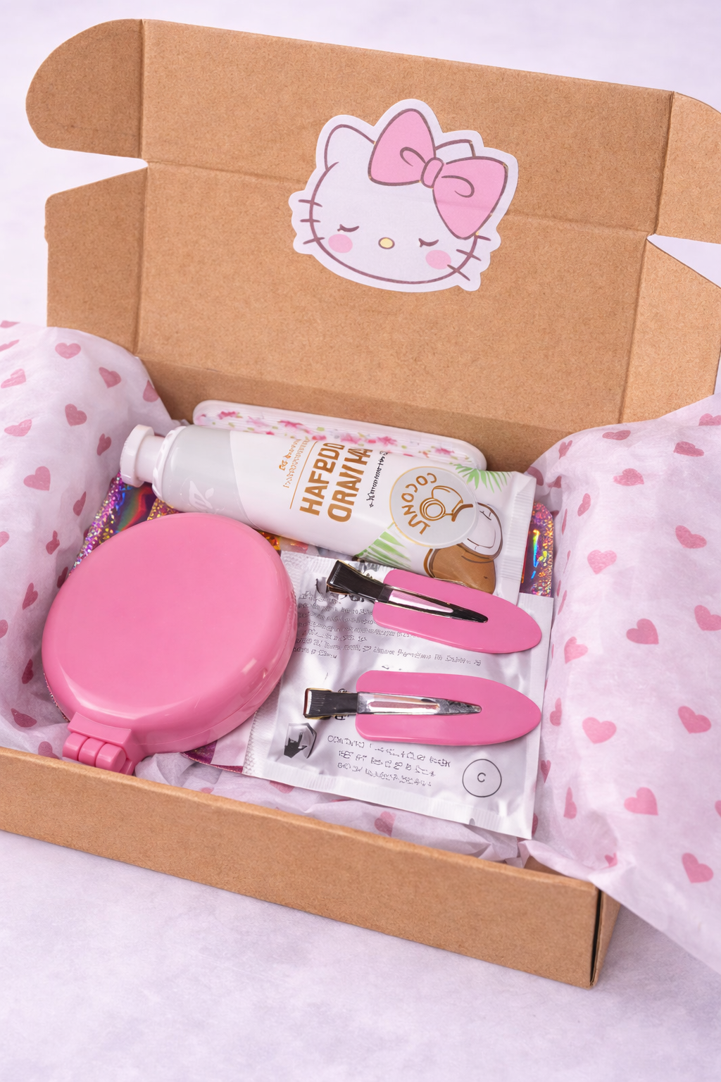 SCOOPSTHATSCUTE Self Care Letterbox Gift | Pastel Pamper Box