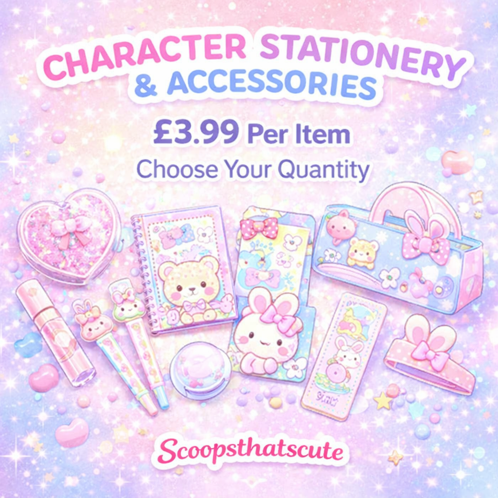 Scoopsthatscute Character Capsule – Stationery & Accessories