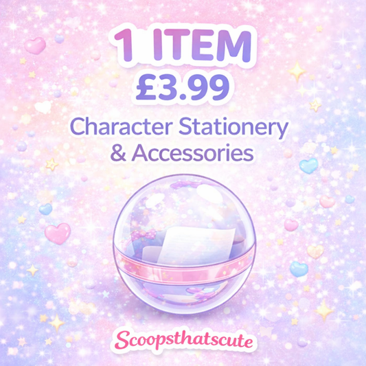 Scoopsthatscute Character Capsule – Stationery & Accessories