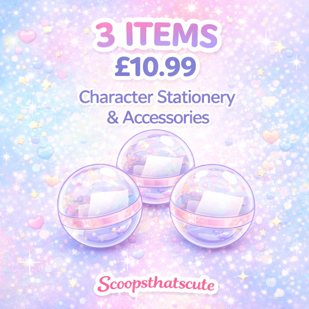 Scoopsthatscute Character Capsule – Stationery & Accessories