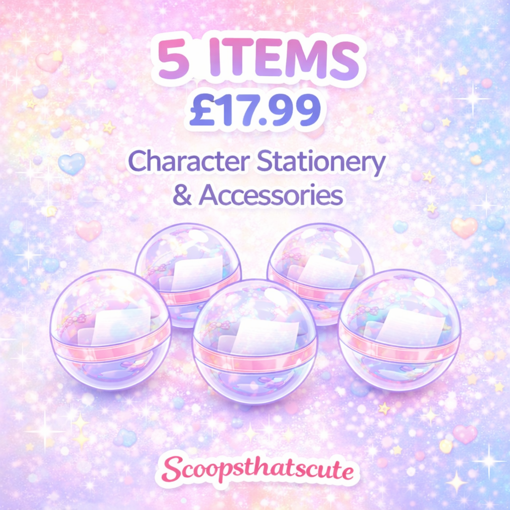 Scoopsthatscute Character Capsule – Stationery & Accessories